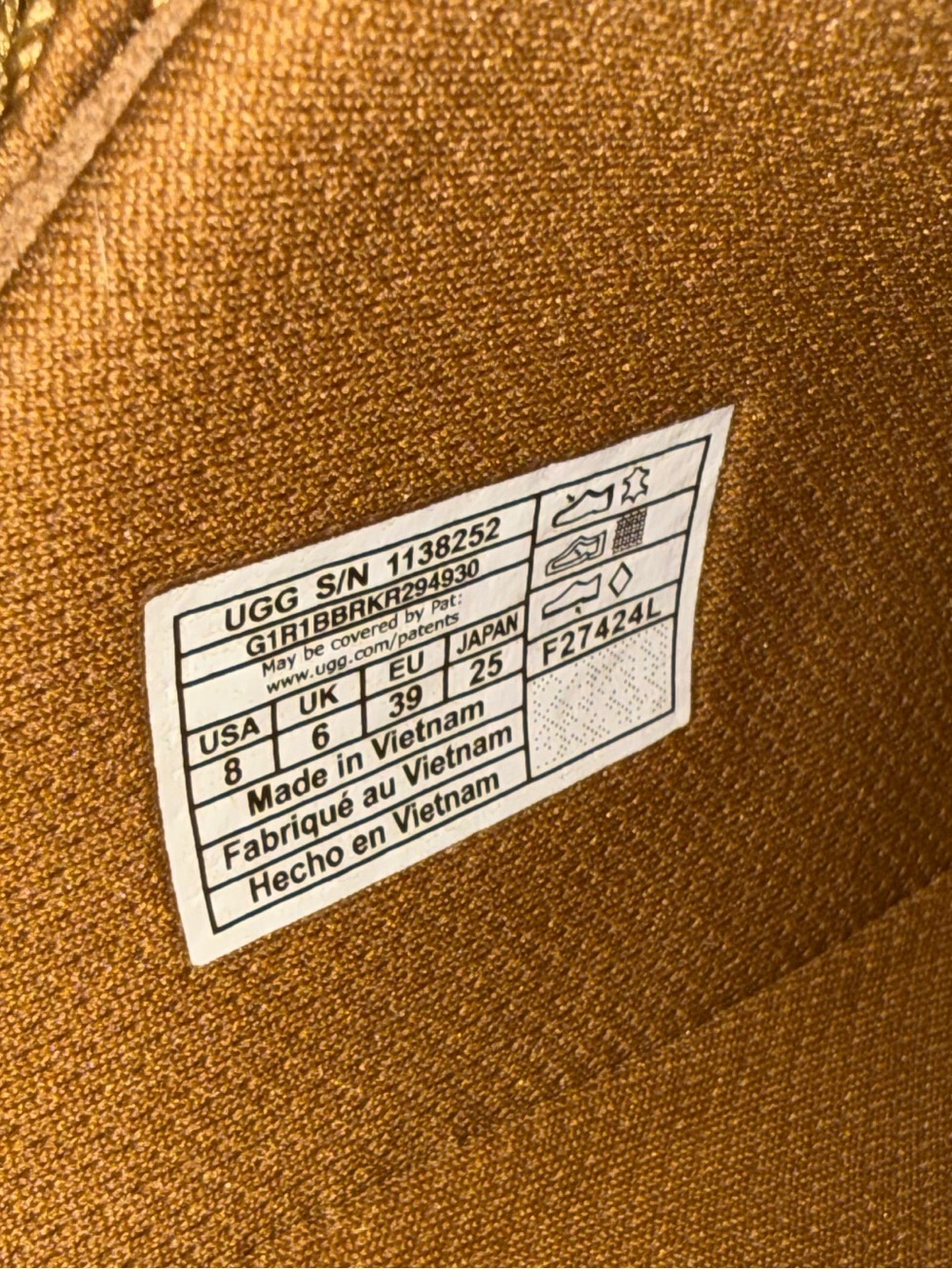 UGG Women’s Size 8 Chestnut Suede Slide Clog with Adjustable Strap - Picture 4 of 8
